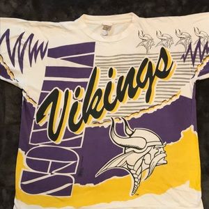 NFL Minnesota Vikings L 1900s Magic Johnson All Over Print Shirt